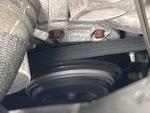 Engine with A/C Compressor