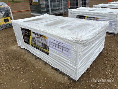 Quantity of (22) 2026 EMC 7 ft x 4 ft Wrought Iron Vallas (Unused)