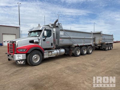 2023 Langfab Tri/A Pup End Dump Trailer