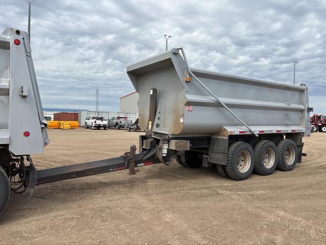 2023 Langfab Tri/A Pup End Dump Trailer