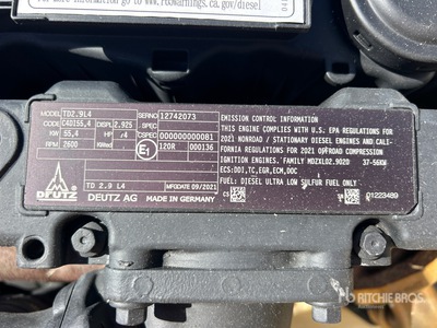 2021 Deutz TD2.9L4 NG Engine