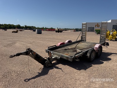 2014 Hubiere H212L14CF Remorque T/A Equipment Trailer