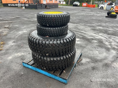 Quantity of (2) 27x8.50-15 & (2) 41x14-20 Wheels (Unused)