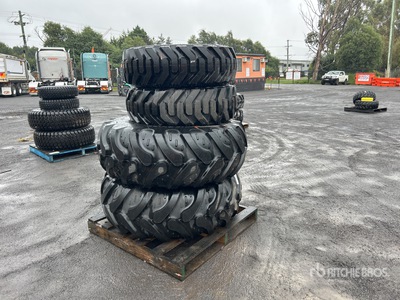 Quantity of (2) 12.5x80-18 & (2) 19.5Lx24 Wheels (Unused)