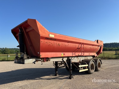 2003 Gen trail DF33CI2NLA 7100 mm T/A Semi-Remorque Benne 2 Essieux End Dump Trailer