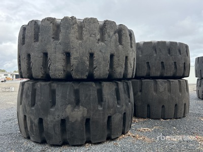 Quantity of (4) 45/65-45 Tyres - Fits Komatsu WA800