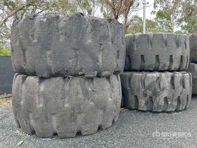 Quantity of (4) 45/65-45 Tyres - Fits Komatsu WA800