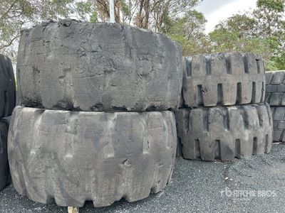 Quantity of (4) 45/65-45 Tyres - Fits Komatsu WA800
