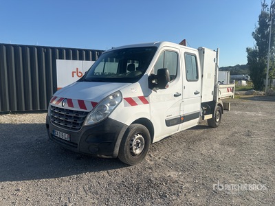 2012 Renault Master 35.100 4x2 Crew Cab Camion Plateau Camion à Plateau