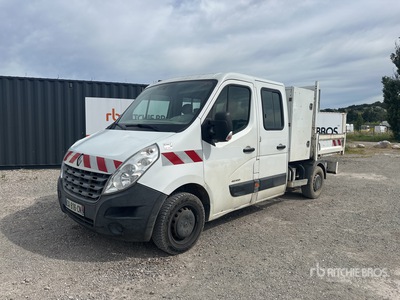 2012 Renault Master 35.100 4x2 Crew Cab Camion Plateau Camión Caja Abierta