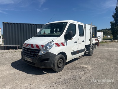 2012 Renault Master 35.100 4x2 Crew Cab Camion Plateau Flatbed Truck