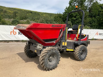 2019 Mecalac 3 ton 4x4 Swivel Dumper
