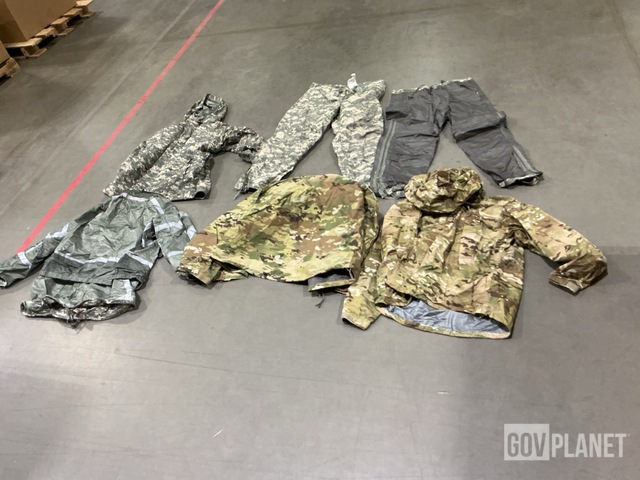 (49) Pairs of Trousers, (49) Jackets, (14) Parkas & Assorted Items