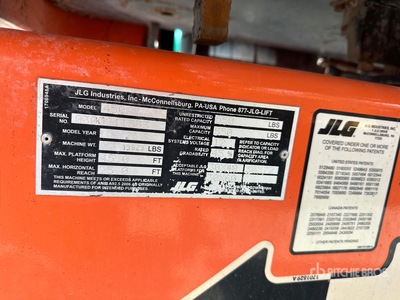 2016 JLG 450AJ 4WD Diesel Plataforma Elevadora Articulada