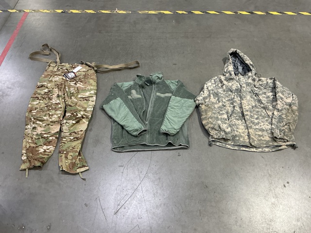 (39) Jackets, (7) Pairs of Trousers, (5) Jackets, (1) Parka & Assorted Items