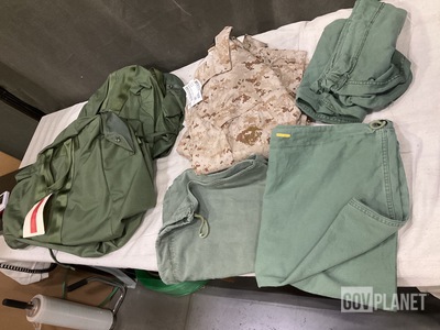 (21) Marpat Blouses, (56) Barracks Bags, (23) Flyer’s Kit Bags & Assorted Items