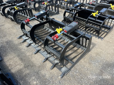 All-Star E-Series 72 in Rock Skid Steer Grapple