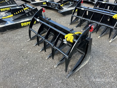 Mid-State 68 In Skid Steer Root Rake
