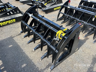 Mid-State E-Series 68 in Skid Steer Root Rake