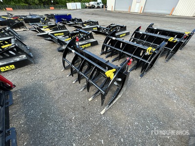 All-Star E-Series 68 in Skid Steer Root Rake