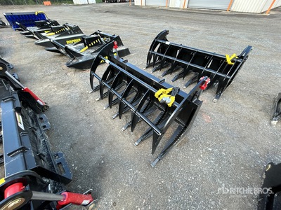 All-Star E-Series 72 in Skid Steer Root Rake