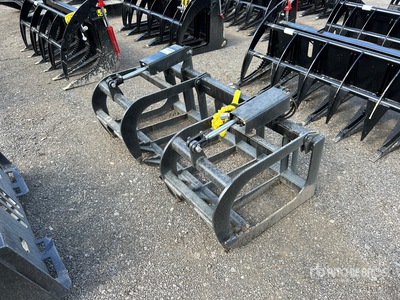 Mid-State E-Series 60 in Root Skid Steer Grapple