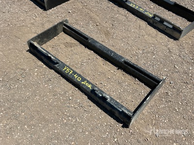 All-Star Skid Steer Attachment Mounting Plate (Unused)