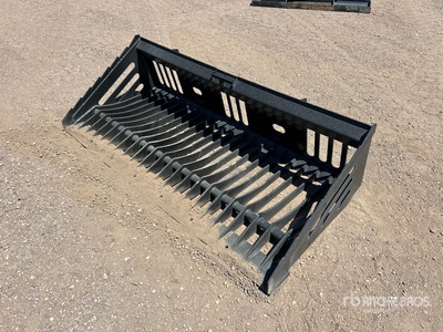Mid-State 80 in Low Profile Skeleton Godet pour Skid Steer (Unused)