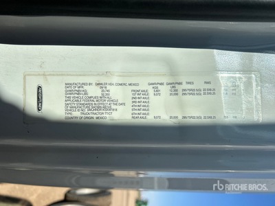 2019 Freightliner Cascadia 6x4 T/A Sleeper Truck Tractor