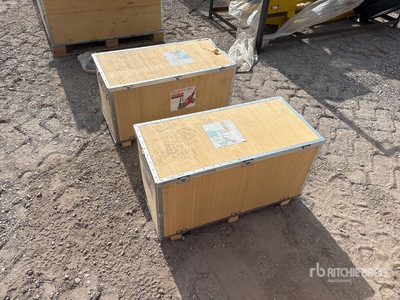 Quantity of (2) 2026 STARVOX JB80T 80 ton Pneumatic/Hydraulic Floor Cric (Unused)