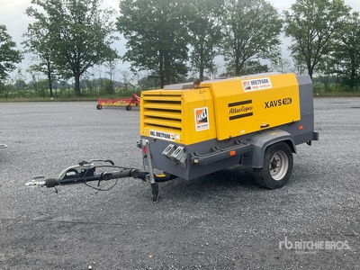 2017 Atlas Copco XAVS 186 ST4 Air Compressor (Inoperable)