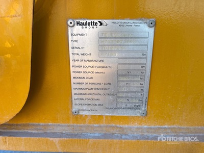 Haulotte HT132RTJ Pro 4WD Diesel رافعة تليسكوبية بذراع تطويل