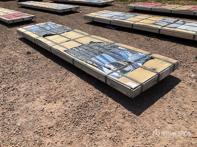 Quantity of (150) 3 ft x 12 ft Sheets Black Steel Siding Roofing Materiale edile (Unused)