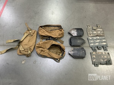 (7) Entrenching Tools, (32) M4 Three Mag Pouches & Assorted Items