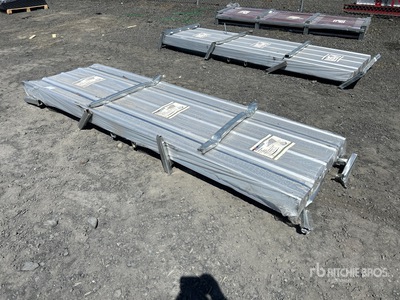 Quantity of (150) 2026 STARVOX S3048C Galvalume Corrugated Steel Panels (Silver) 10ft x 3FT (Unused)