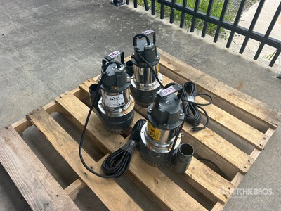 Quantity of (3) Mustang MP4800 Electric Dompelpomp (Unused)