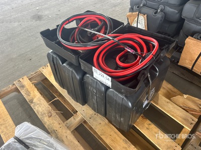 Quantity of (5) 25 ft 800 Amp Extra HD Booster Cables その他 - 店舗 & 倉庫 (Unused)