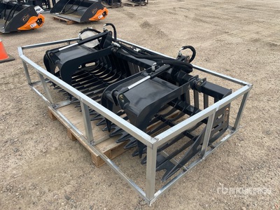 2026 ARTEER RGB-84W 84 in Rock Skid Steer Grapple Bucket (Unused)