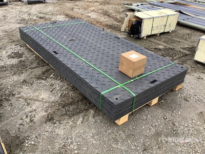 Quantity of (12) 2026 SKLP SK-LJB12 94 in x 47 in Polyethylene Board Roadbed Protection Pads (Unused)