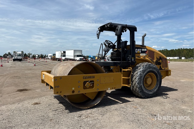 2020 Cat CS54B Smooth Drum Compactor
