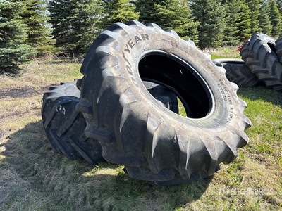 Quantity of (2) Goodyear 800/70R38 Tires