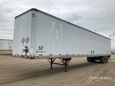1999 Stoughton 53 ft x 102 in T/A Van Trailer