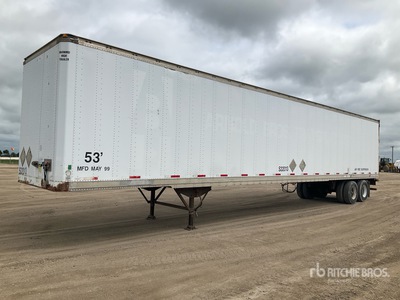 2000 Stoughton 53 ft x 102 in T/A Van Trailer