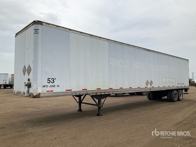 1999 Stoughton 53 ft x 102 in T/A Van Trailer