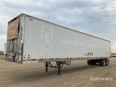 2013 Wabash 53 ft x 102 in T/A Van Trailer
