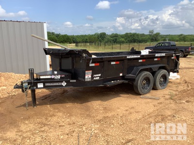 Diamond 14 ft T/A Tipping Utility Trailer