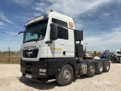 2012 MAN TGX41.540 8x4 Tri/A Sleeper Truck Tractor