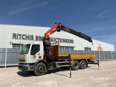 2005 Palfinger PK29002 6600 kg Knuckle Boom on 2005 Renault Premium 320.26 S 6X2 6x2 Dump Truck with Crane