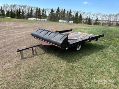 Western Industries 11 ft S/A Remolque Portamaquinaria