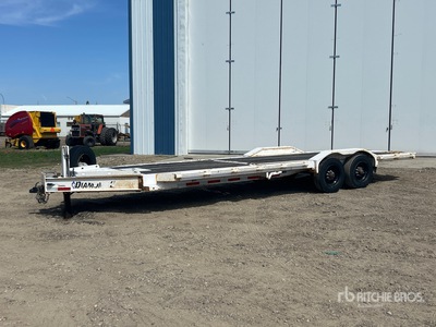 2021 Diamond 24 ft T/A Flatbed Trailer